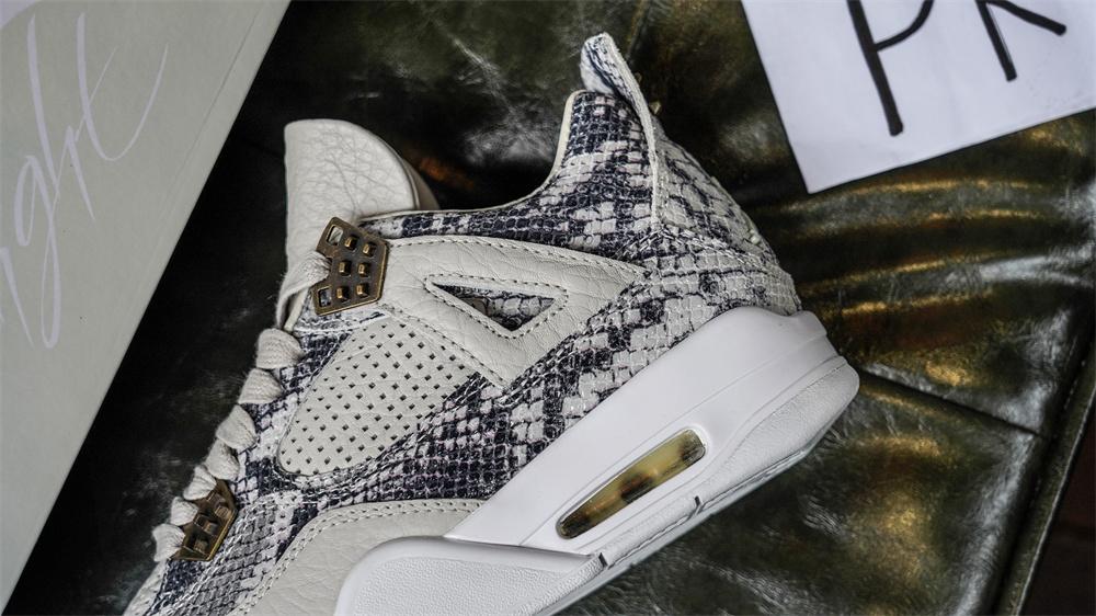 PK GOD Jordan 4 RetroSnakeskin RETAIL MATERIALS READY TO SHIP